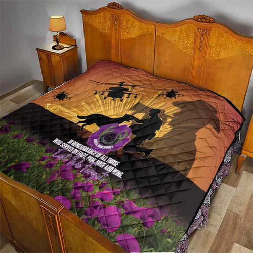 Animal War Heroes Australia ANZAC Day Quilt We Will Always Remember Them