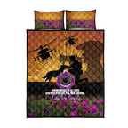 Animal War Heroes Australia ANZAC Day Quilt Bed Set We Will Always Remember Them