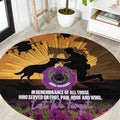 Animal War Heroes Australia ANZAC Day Round Carpet We Will Always Remember Them