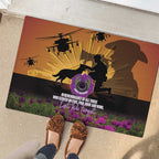 Animal War Heroes Australia ANZAC Day Rubber Doormat We Will Always Remember Them