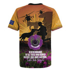 Animal War Heroes Australia ANZAC Day Rugby Jersey We Will Always Remember Them