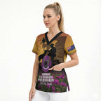 Animal War Heroes Australia ANZAC Day Scrub Top We Will Always Remember Them