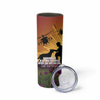 Animal War Heroes Australia ANZAC Day Skinny Tumbler We Will Always Remember Them