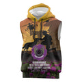 Animal War Heroes Australia ANZAC Day Sleeveless Hoodie We Will Always Remember Them