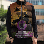 Animal War Heroes Australia ANZAC Day Sleeveless Puffer Jacket We Will Always Remember Them