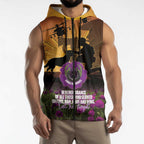 Animal War Heroes Australia ANZAC Day Sleeveless Zip Hoodie We Will Always Remember Them