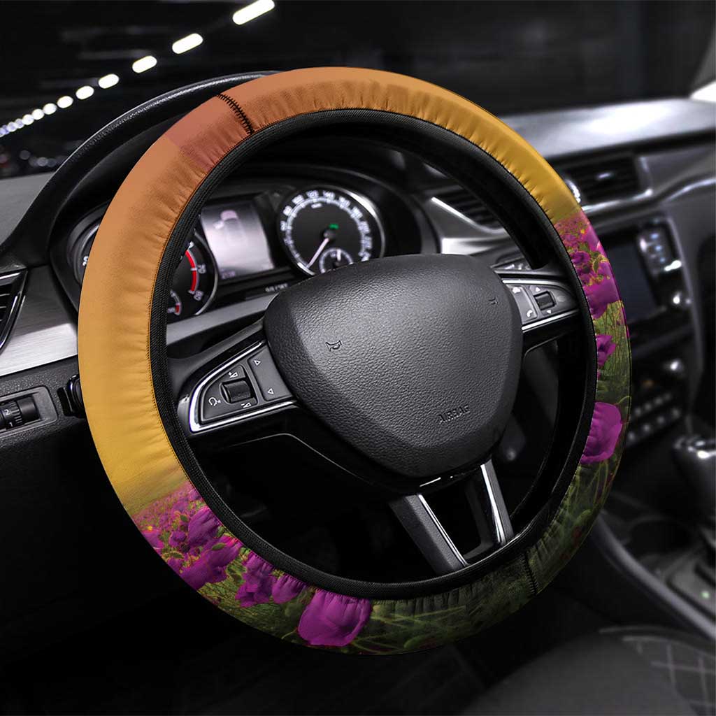 Animal War Heroes Australia ANZAC Day Steering Wheel Cover We Will Always Remember Them