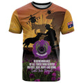 Animal War Heroes Australia ANZAC Day T Shirt We Will Always Remember Them
