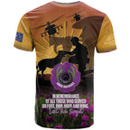 Animal War Heroes Australia ANZAC Day T Shirt We Will Always Remember Them