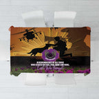Animal War Heroes Australia ANZAC Day Tablecloth We Will Always Remember Them