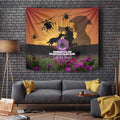 Animal War Heroes Australia ANZAC Day Tapestry We Will Always Remember Them