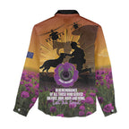 Animal War Heroes Australia ANZAC Day Women Casual Shirt We Will Always Remember Them