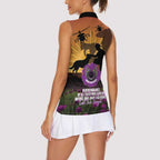 Animal War Heroes Australia ANZAC Day Women Sleeveless Polo Shirt We Will Always Remember Them