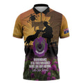 Animal War Heroes Australia ANZAC Day Zipper Polo Shirt We Will Always Remember Them
