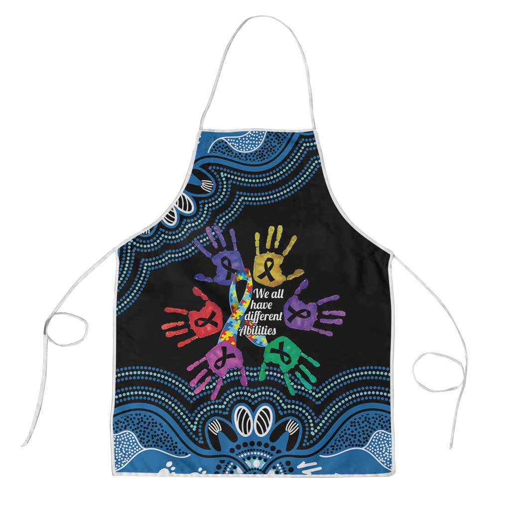 Autism Awareness Australia Indigenous Apron We All Have Different Abilities