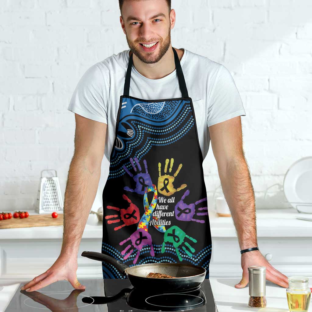 Autism Awareness Australia Indigenous Apron We All Have Different Abilities