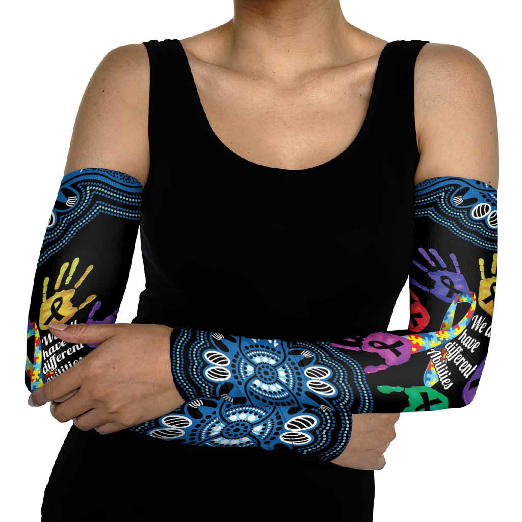 Autism Awareness Australia Indigenous Arm Sleeves We All Have Different Abilities