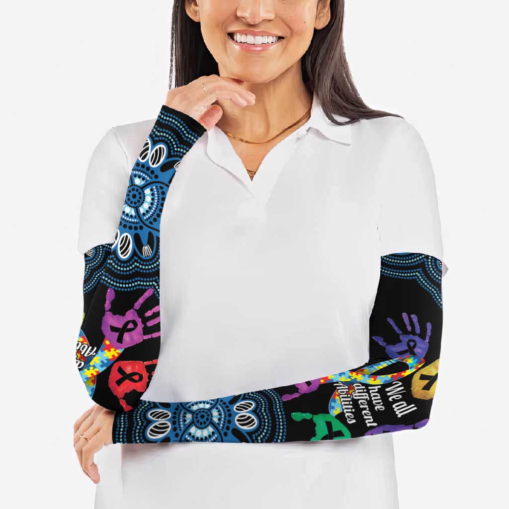 Autism Awareness Australia Indigenous Arm Sleeves We All Have Different Abilities