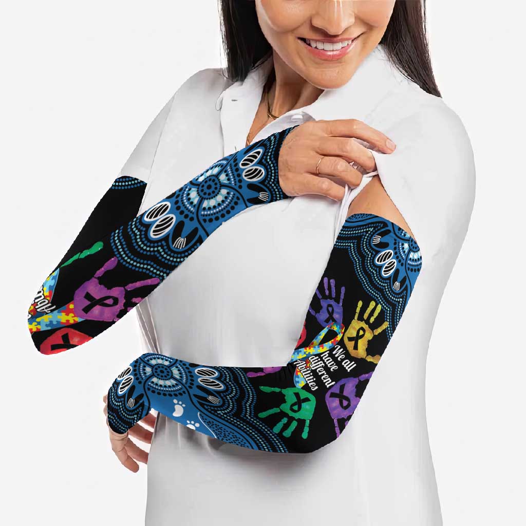 Autism Awareness Australia Indigenous Arm Sleeves We All Have Different Abilities