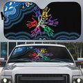 Autism Awareness Australia Indigenous Auto Sun Shade We All Have Different Abilities