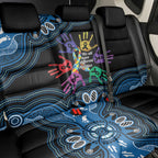 Autism Awareness Australia Indigenous Back Car Seat Cover We All Have Different Abilities