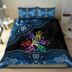 Autism Awareness Australia Indigenous Bedding Set We All Have Different Abilities