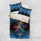 Autism Awareness Australia Indigenous Bedding Set We All Have Different Abilities