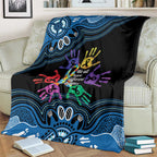 Autism Awareness Australia Indigenous Blanket We All Have Different Abilities