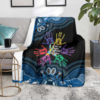 Autism Awareness Australia Indigenous Blanket We All Have Different Abilities
