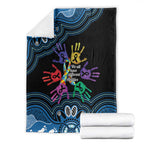 Autism Awareness Australia Indigenous Blanket We All Have Different Abilities