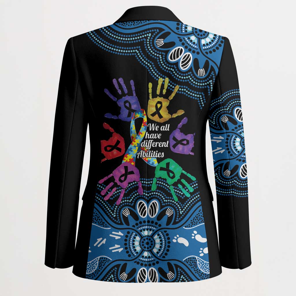Autism Awareness Australia Indigenous Blazer We All Have Different Abilities