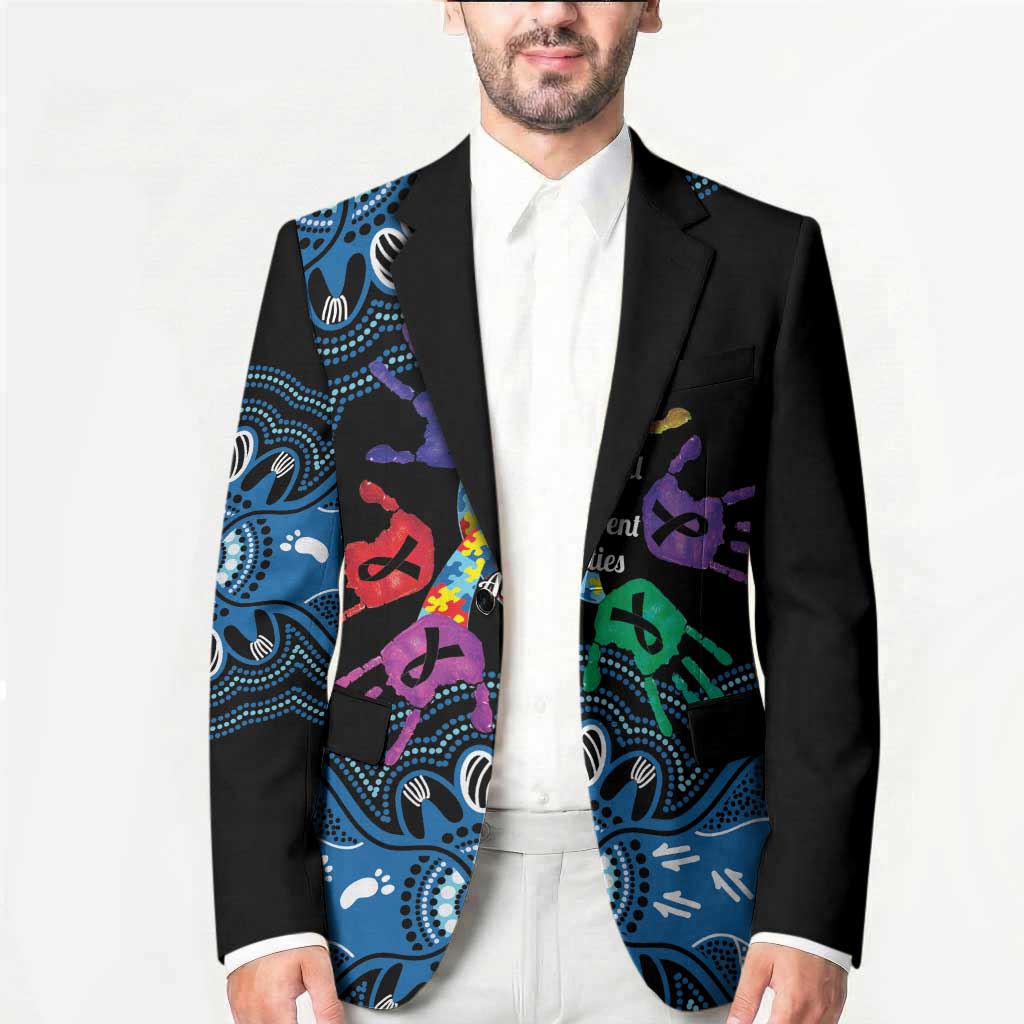 Autism Awareness Australia Indigenous Blazer We All Have Different Abilities