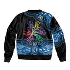 Autism Awareness Australia Indigenous Bomber Jacket We All Have Different Abilities