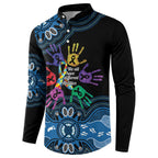 Autism Awareness Australia Indigenous Button Sweatshirt We All Have Different Abilities
