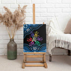 Autism Awareness Australia Indigenous Canvas Wall Art We All Have Different Abilities