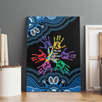 Autism Awareness Australia Indigenous Canvas Wall Art We All Have Different Abilities