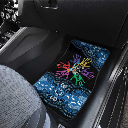 Autism Awareness Australia Indigenous Car Mats We All Have Different Abilities