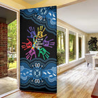 Autism Awareness Australia Indigenous Door Cover We All Have Different Abilities