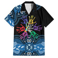 Autism Awareness Australia Indigenous Family Matching Tank Maxi Dress and Hawaiian Shirt We All Have Different Abilities
