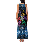 Autism Awareness Australia Indigenous Family Matching Tank Maxi Dress and Hawaiian Shirt We All Have Different Abilities