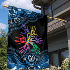 Autism Awareness Australia Indigenous Garden Flag We All Have Different Abilities