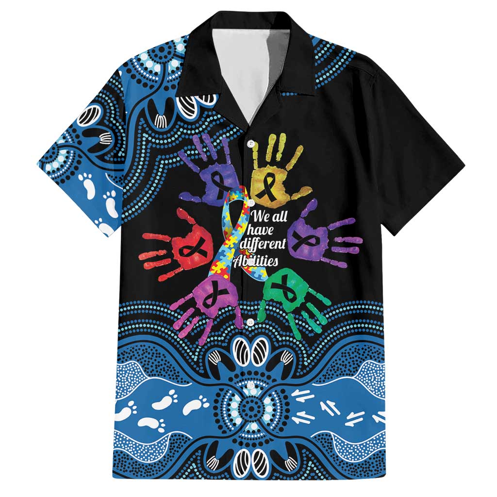 Autism Awareness Australia Indigenous Hawaiian Shirt We All Have Different Abilities