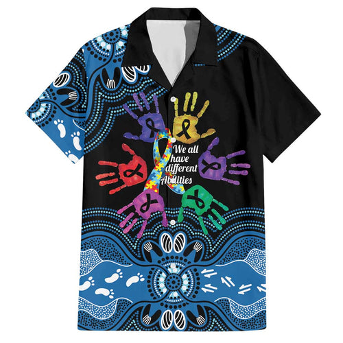 Autism Awareness Australia Indigenous Hawaiian Shirt We All Have Different Abilities