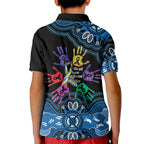Autism Awareness Australia Indigenous Kid Polo Shirt We All Have Different Abilities