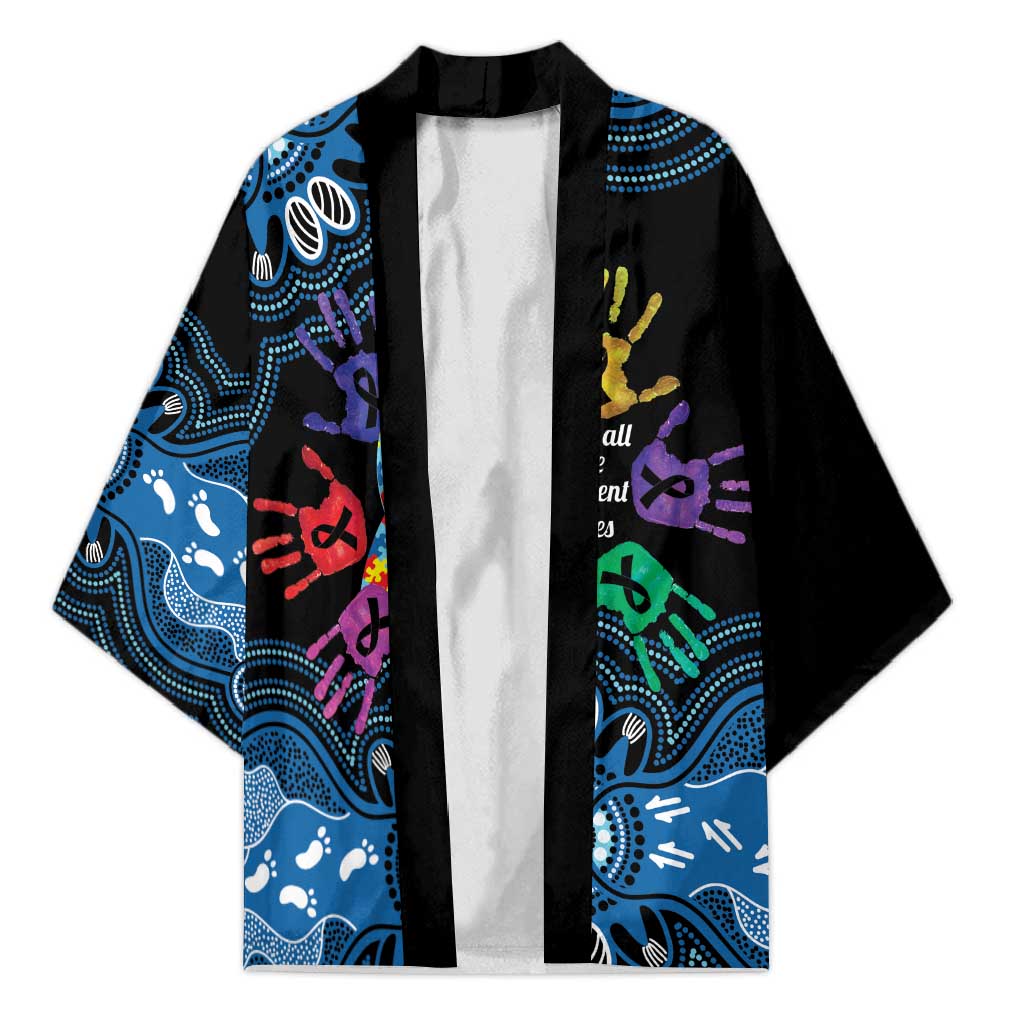 Autism Awareness Australia Indigenous Kimono We All Have Different Abilities