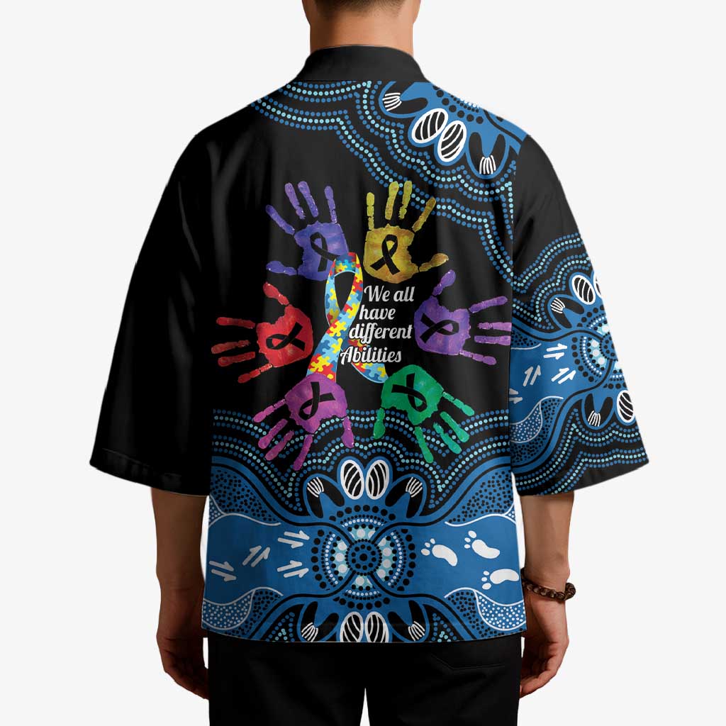 Autism Awareness Australia Indigenous Kimono We All Have Different Abilities