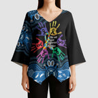Autism Awareness Australia Indigenous Kimono Sleeve Blouse We All Have Different Abilities