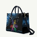Autism Awareness Australia Indigenous Leather Bag We All Have Different Abilities