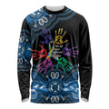 Autism Awareness Australia Indigenous Long Sleeve Shirt We All Have Different Abilities