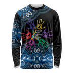 Autism Awareness Australia Indigenous Long Sleeve Shirt We All Have Different Abilities